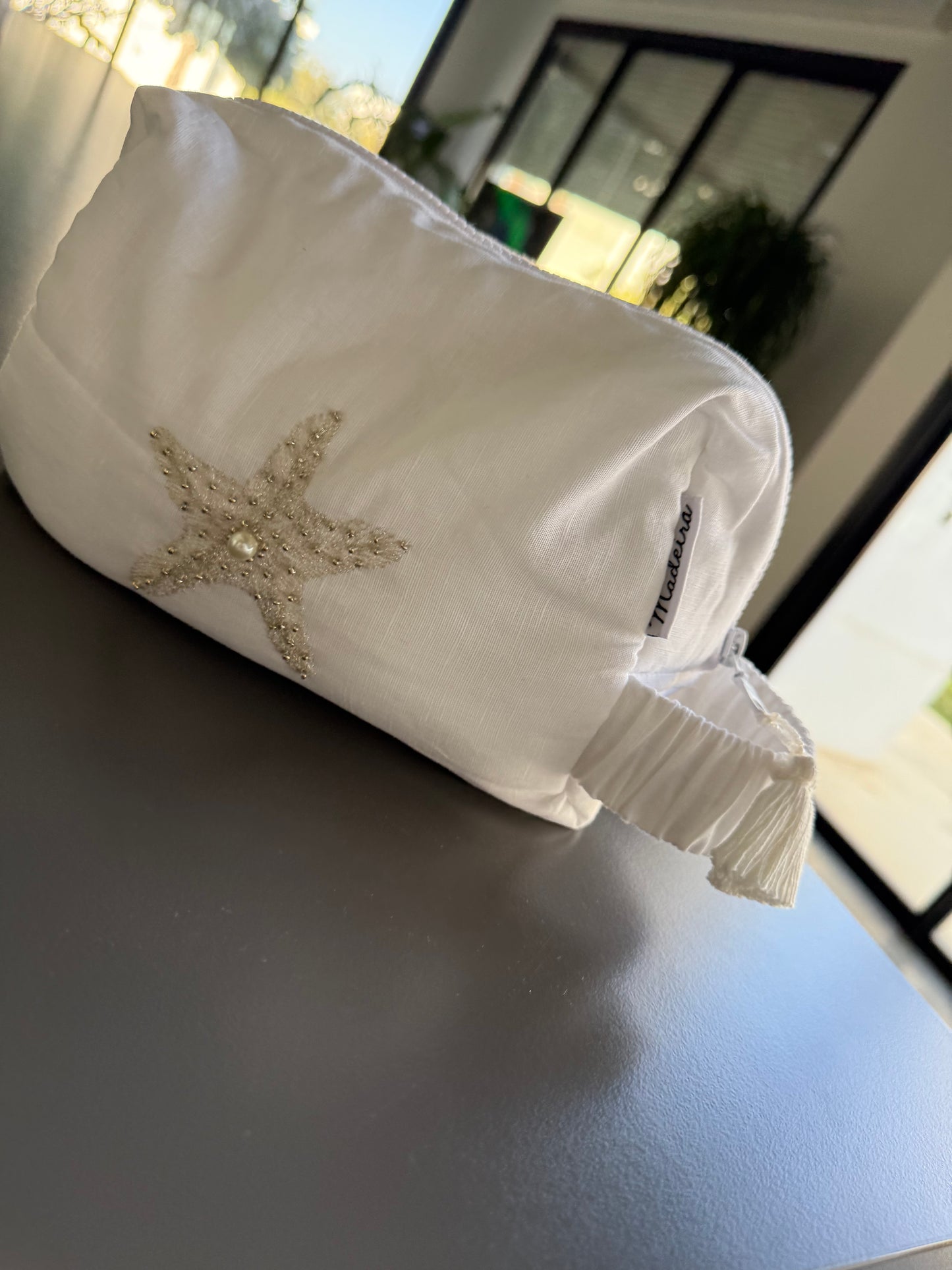 Linen Terry Towel Bag Starfish