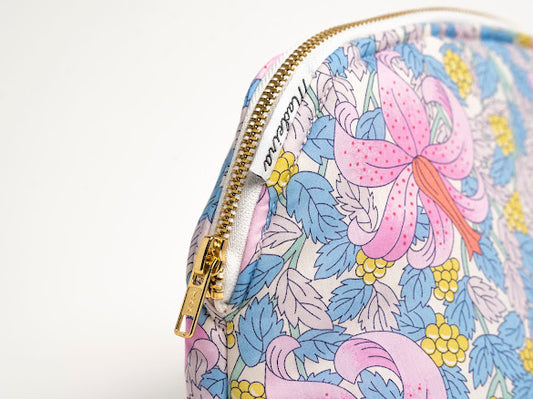 Rosy Bloom Essentials Pouch