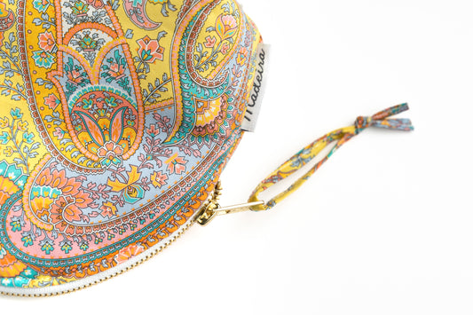 Amber Paisley Pouch