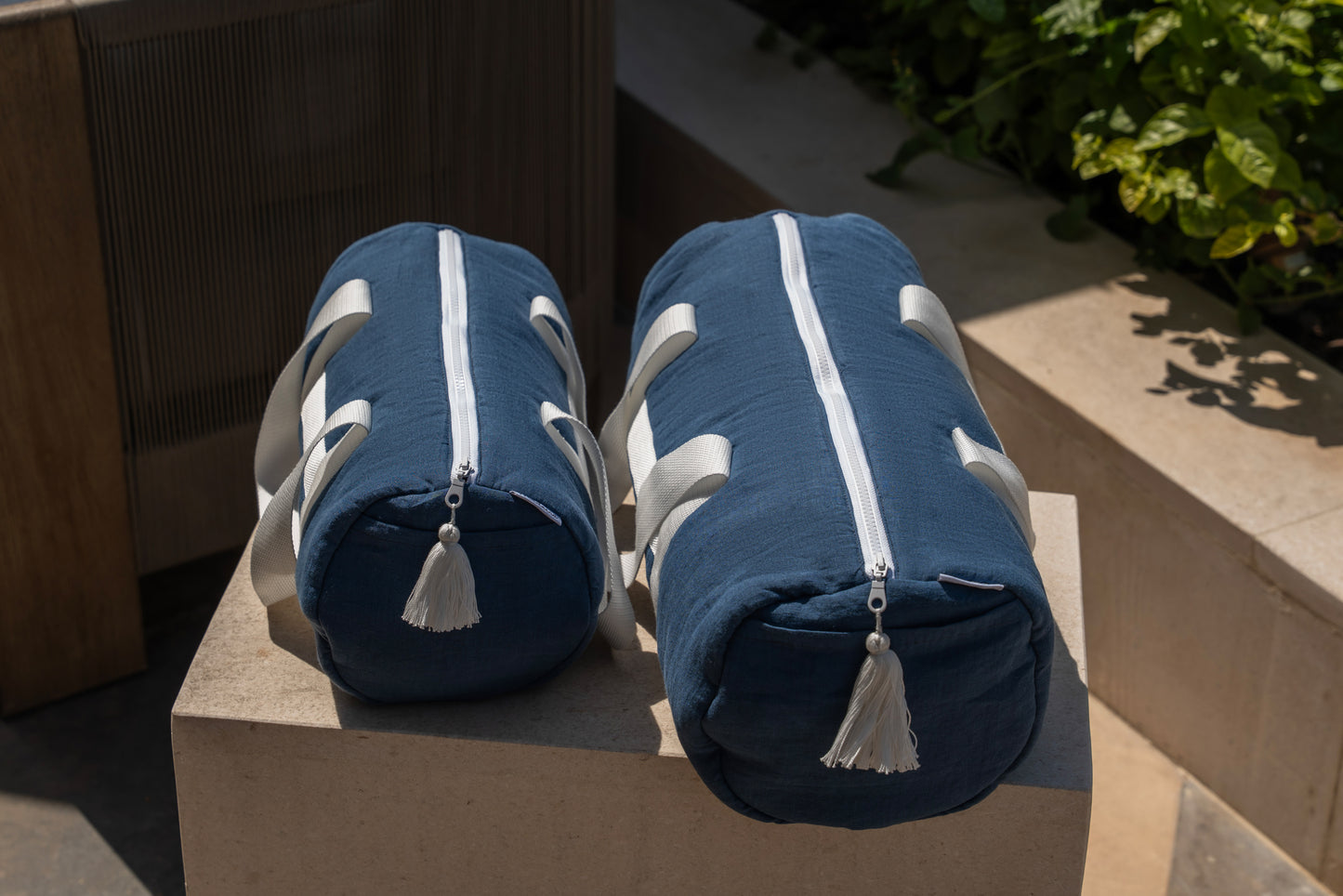 Kids Linen Gym Bag