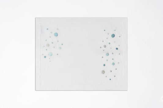 طقم مفارش طاولة لؤلؤي