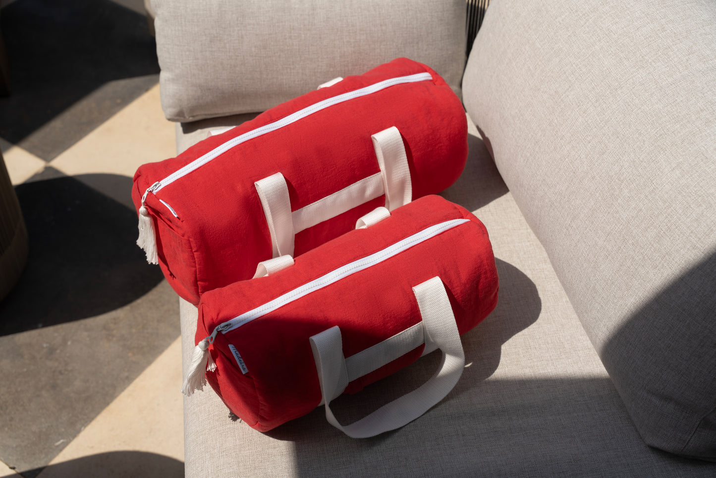 Kids Linen Gym Bag