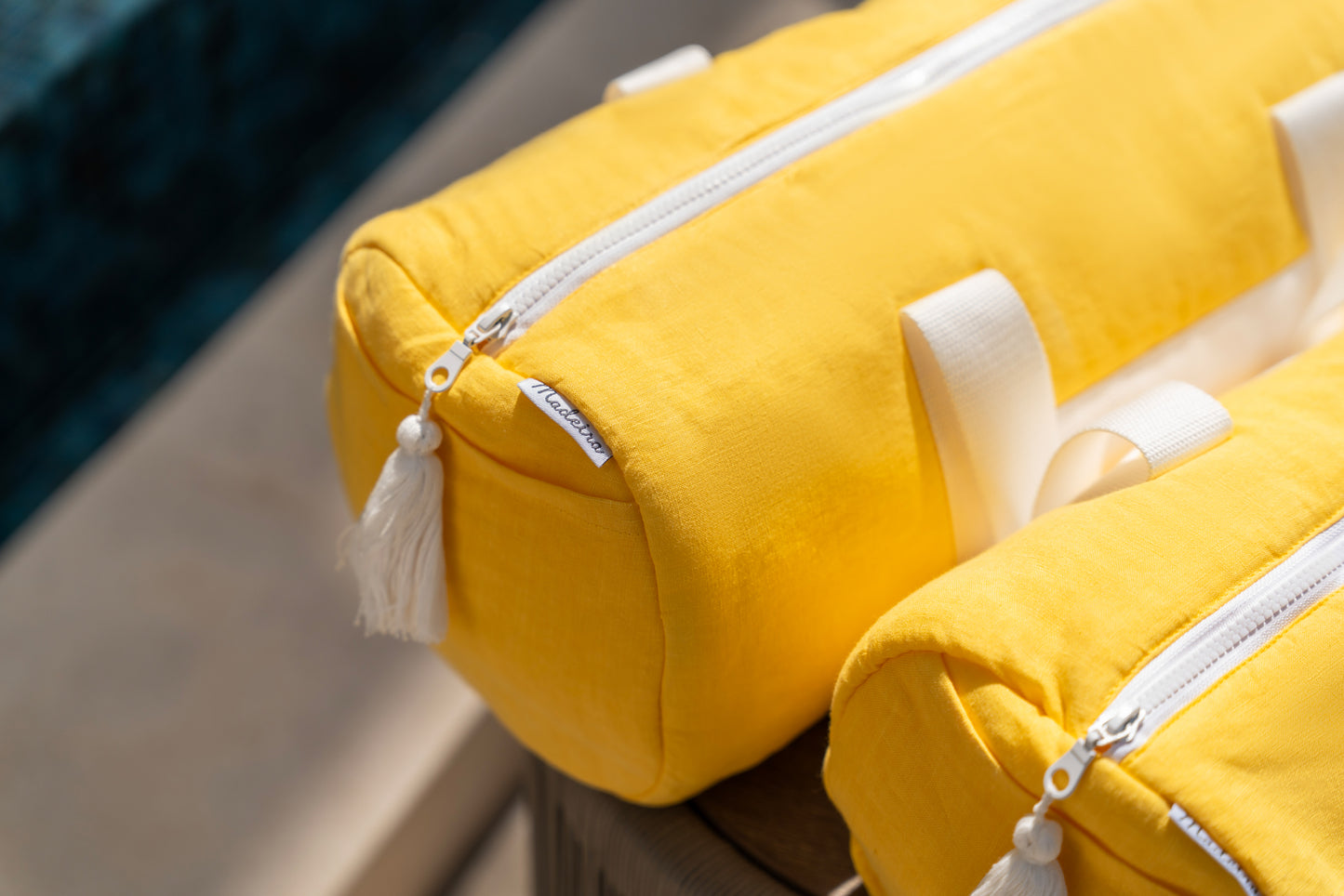 Kids Linen Gym Bag