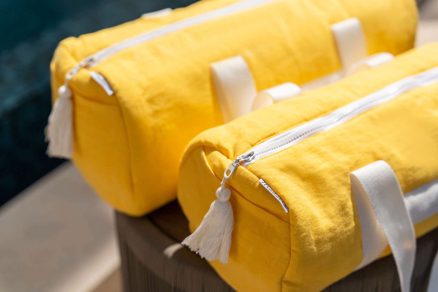 Kids Linen Gym Bag