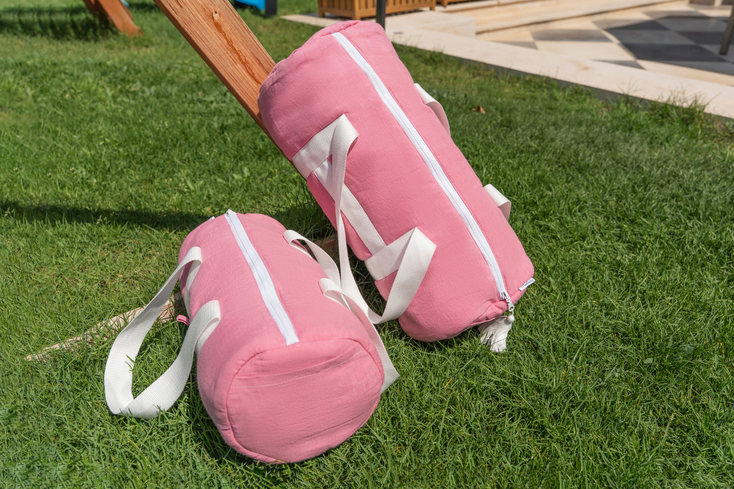 Kids Linen Gym Bag