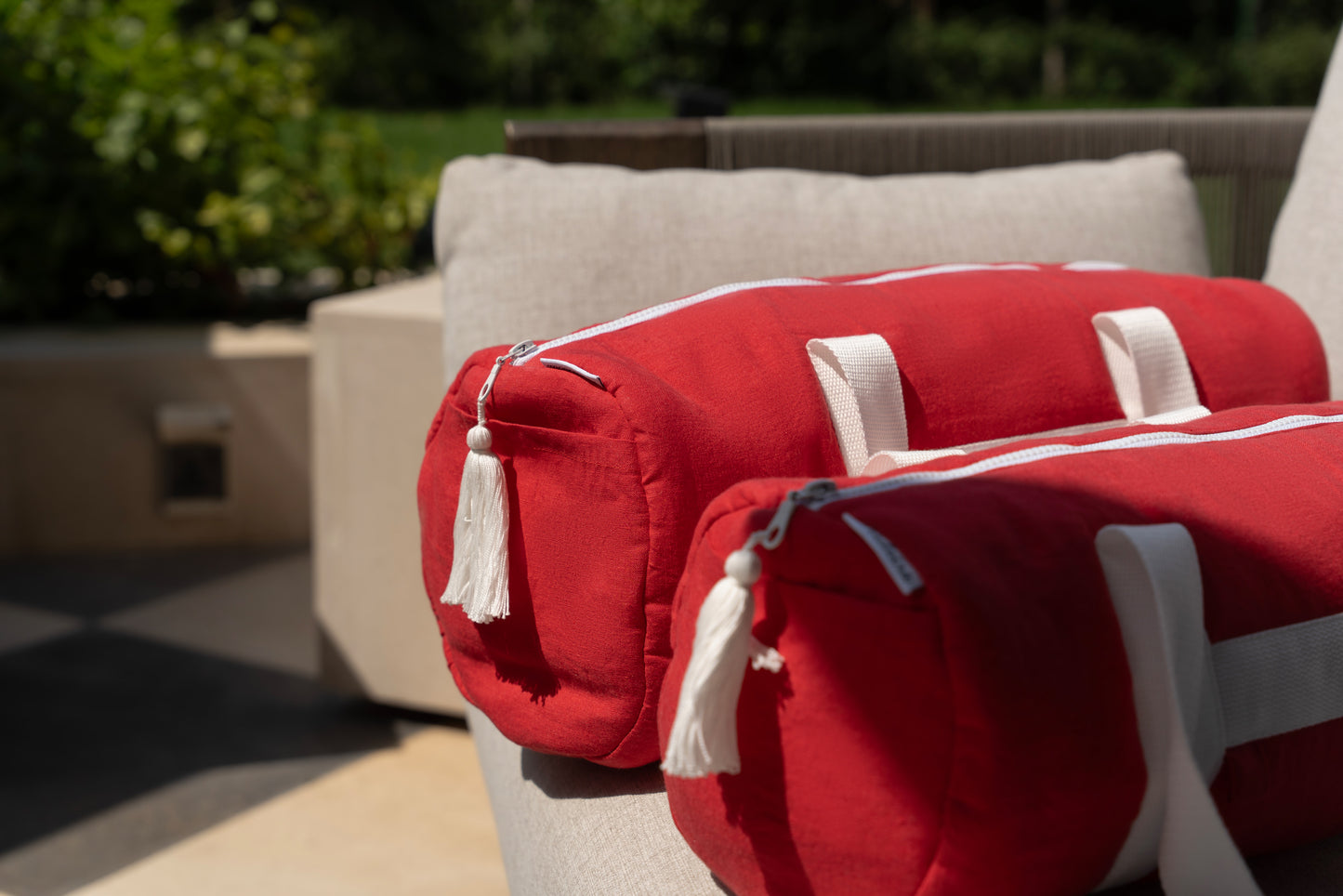 Kids Linen Gym Bag