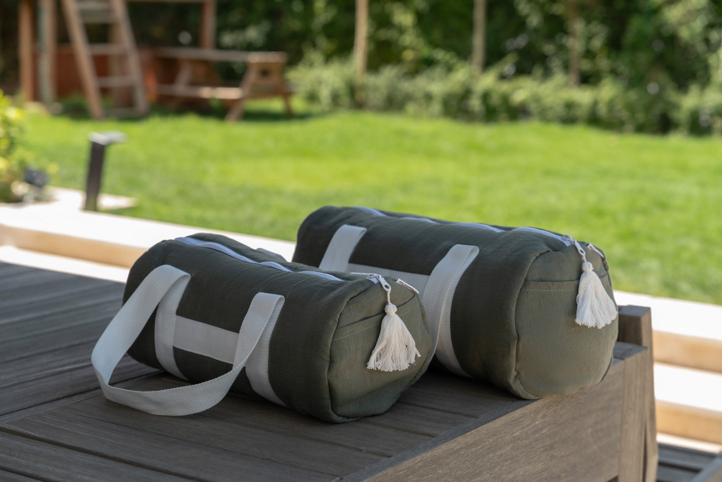 Kids Linen Gym Bag